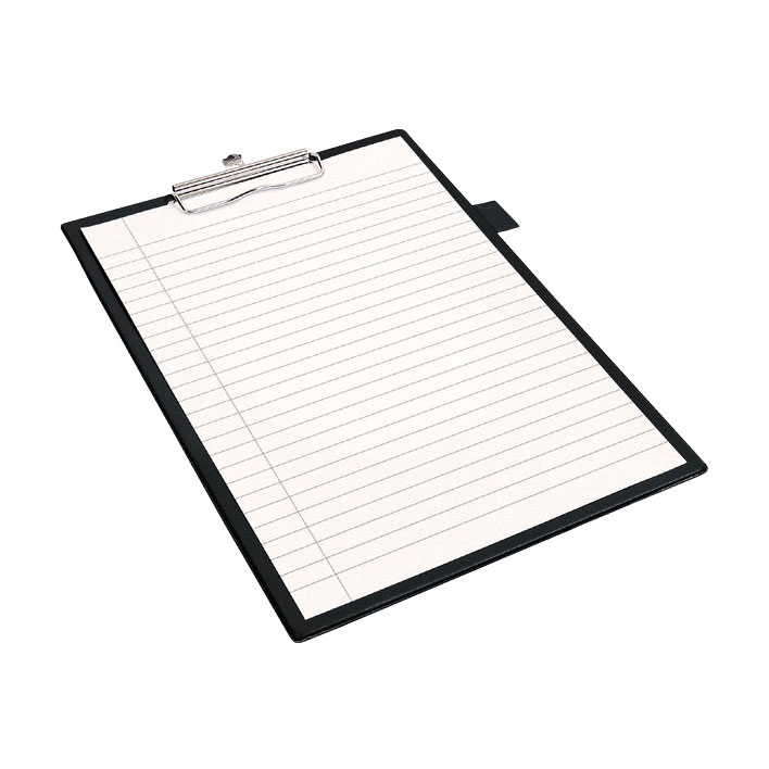 Klembord Quantore A4 zwart met 100mm klem + penlus