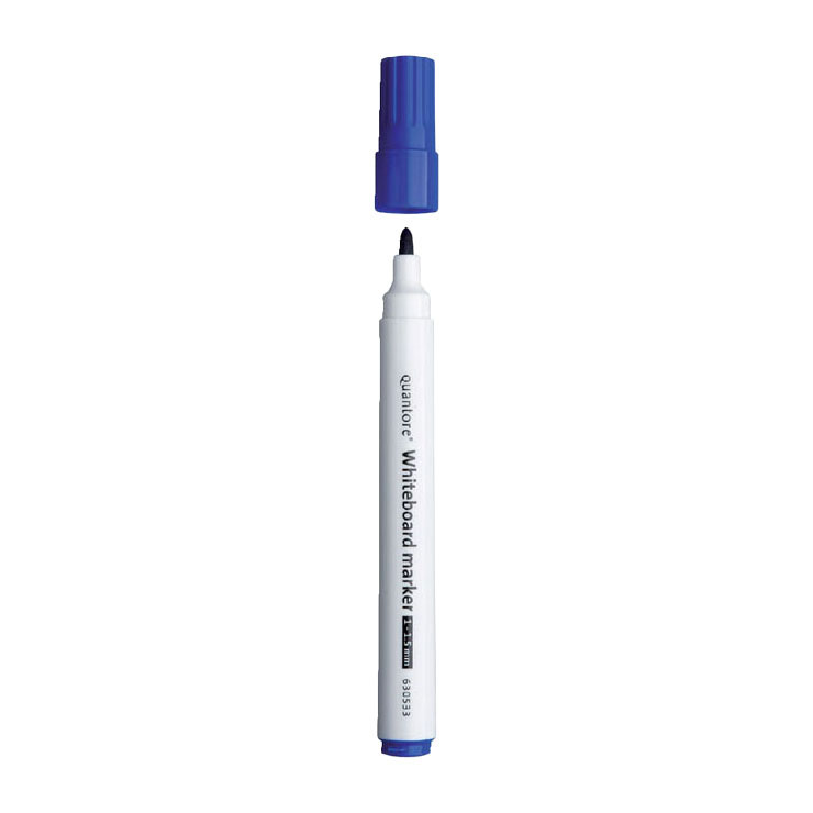 Whiteboardmarker Quantore rond 1-1.5mm blauw