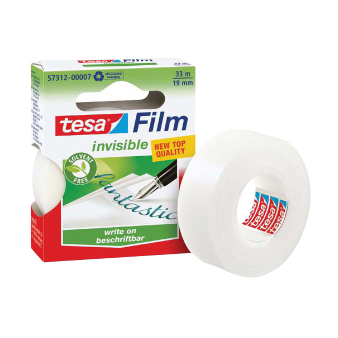Ruban adhésif invisible Tesa film 19 mm x 33 m