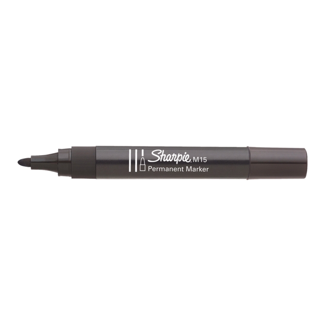 Viltstift Sharpie M15 rond zwart 1.8mm