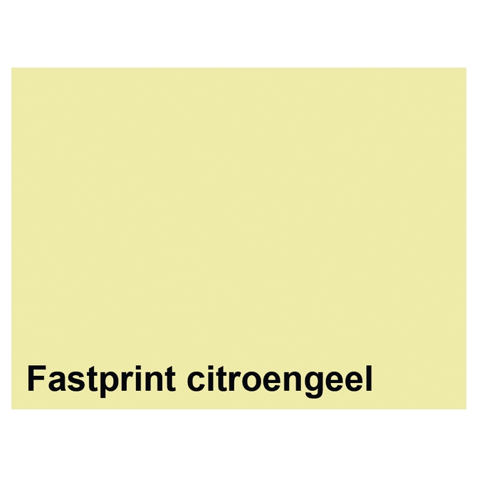 Kopieerpapier Fastprint A4 80gr citroengeel 100vel