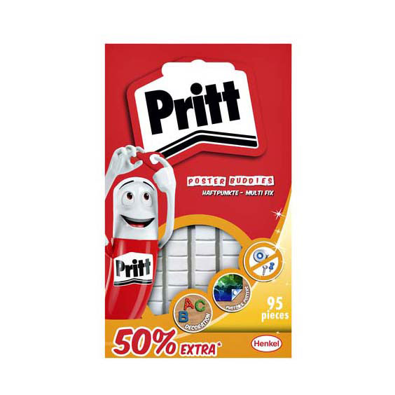 Poster Buddies Pritt Dubbelzijdige Kleefpads