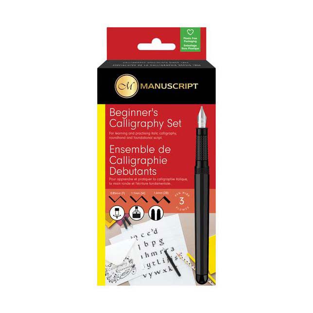 Kalligrafiepennen Beginners, 3dlg.