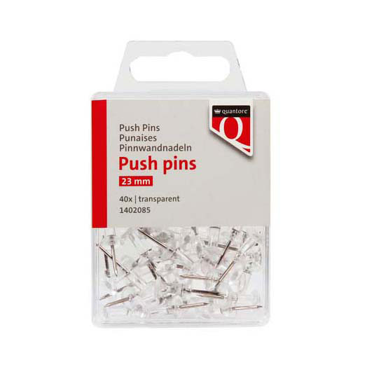Punaises Quantore Transparant, 40st.