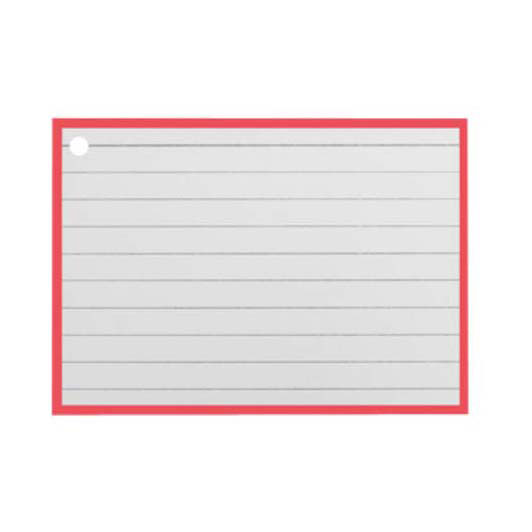 Flashcards A7 Rood incl. clipring 50 Vellen