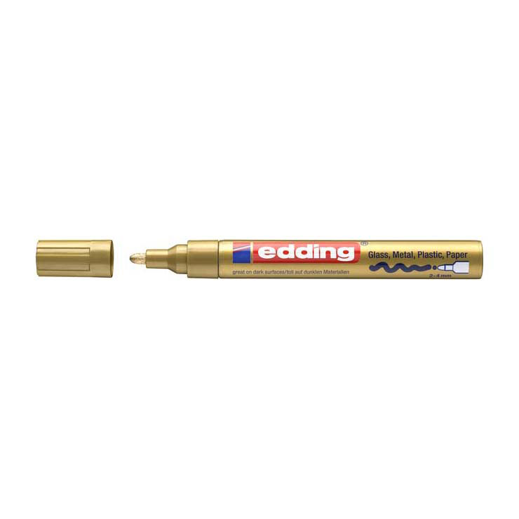 Viltstift Edding Lakmarker Goud