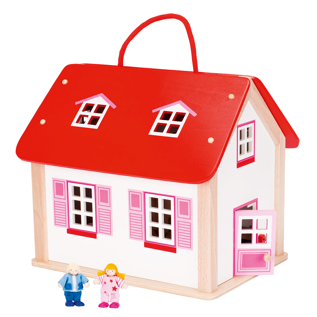 Étui pour maison de poupée en bois Goki avec accessoires