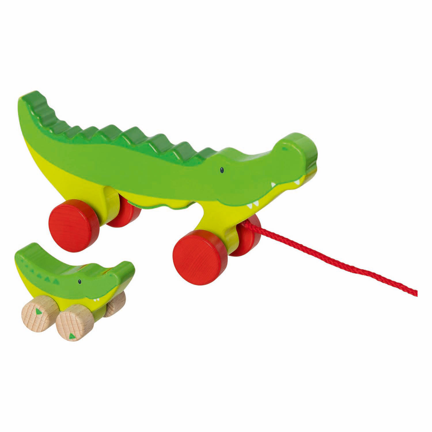 Goki Houten Trekkrokodillen Cosmo & Croki