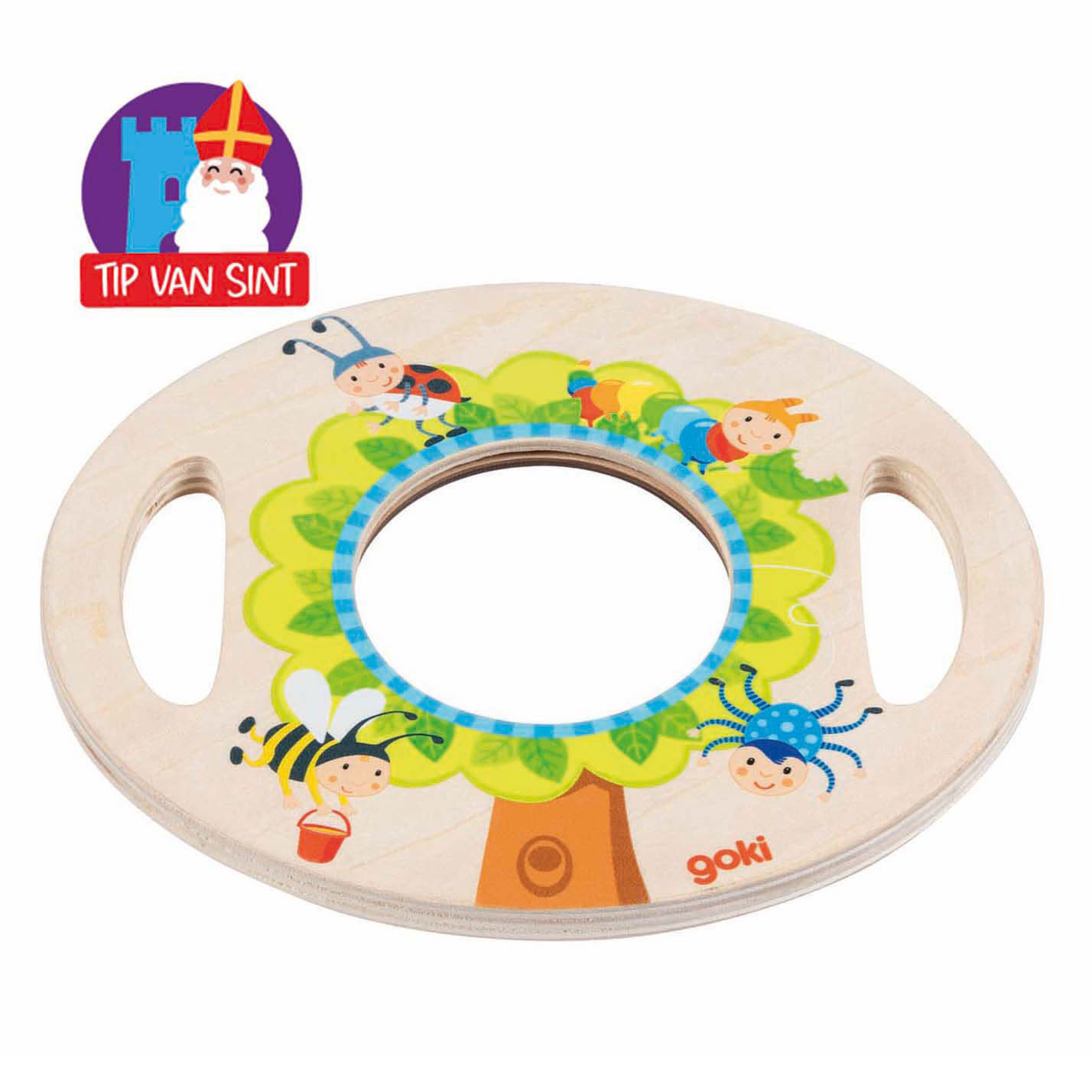 Goki Houten XL Vergrootglas met Handvatten