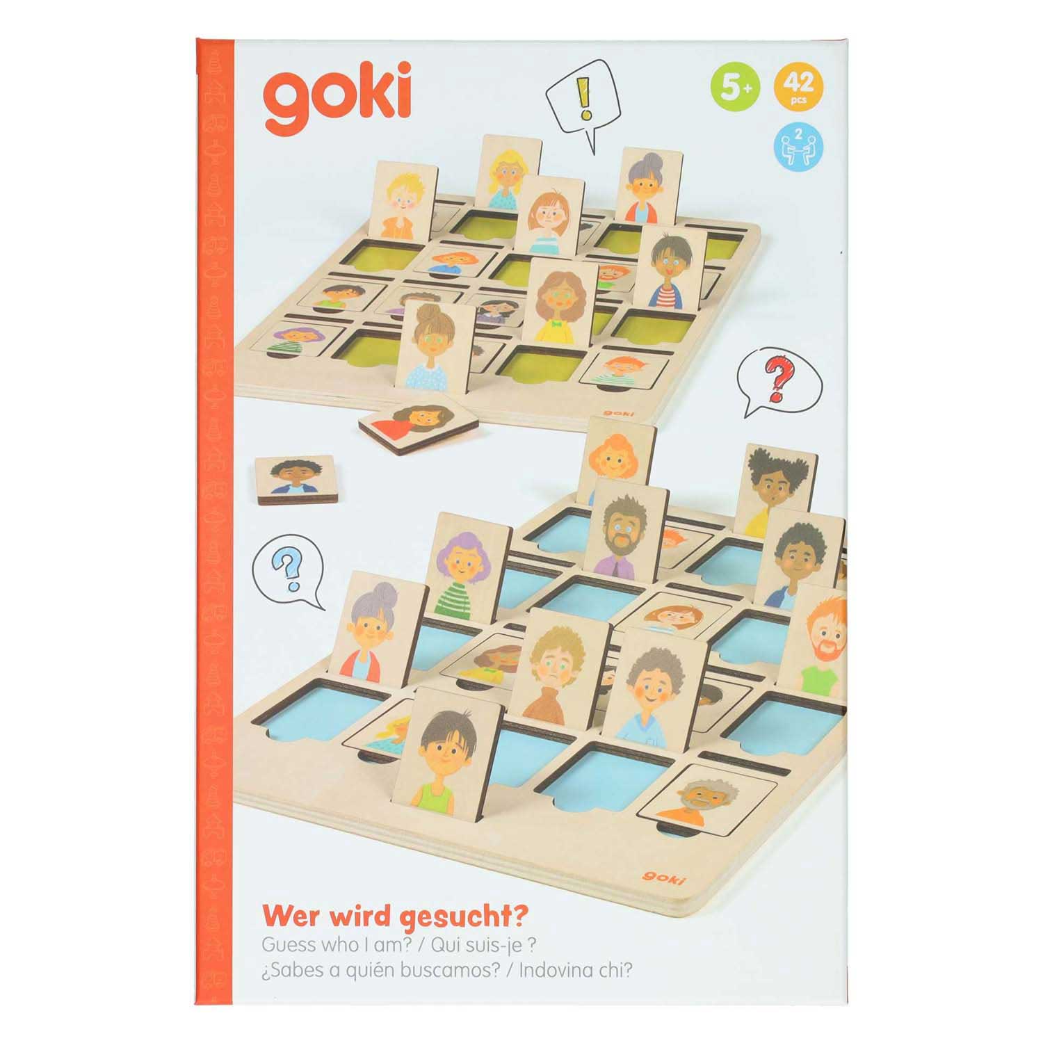Jeu en bois Goki Quelle personne suis-je ?