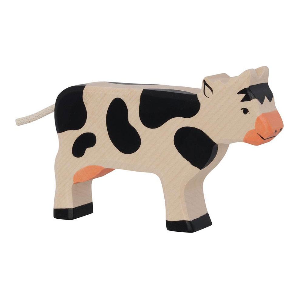 Vache en bois Holztiger