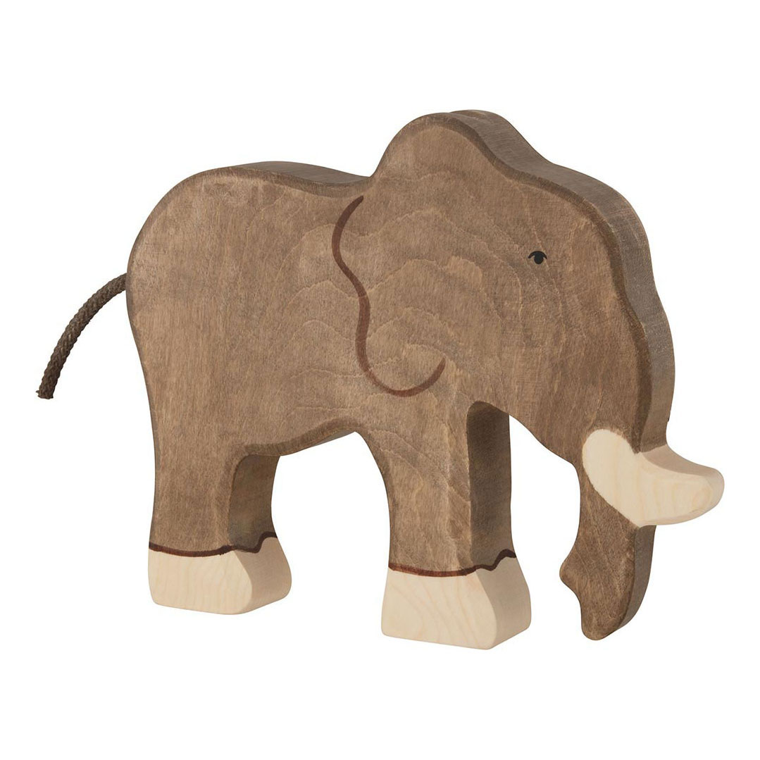 Holztiger Elefant aus Holz