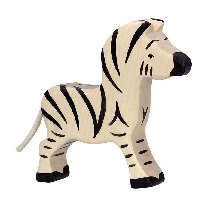 Holztiger Houten Zebra Klein