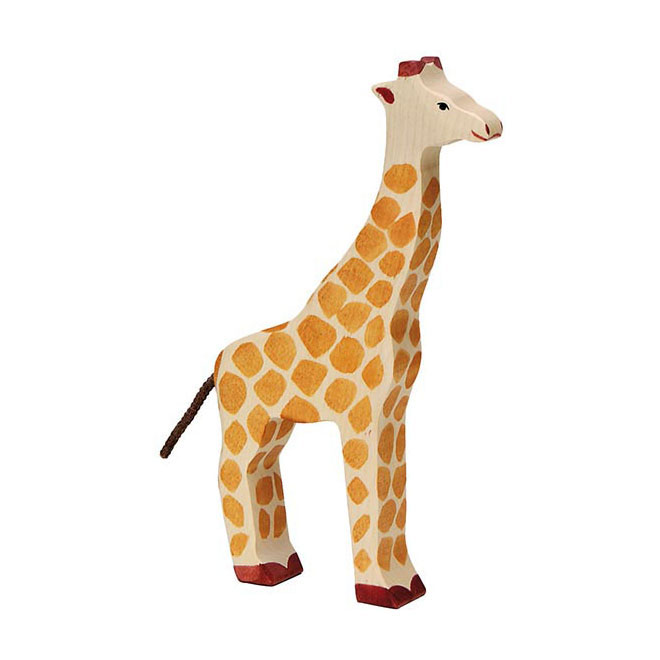 Girafe en bois Holztiger