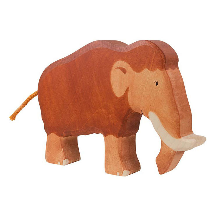 Holztiger Mammut aus Holz