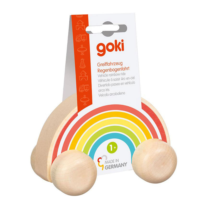 Goki Holzfahrzeug Regenbogen