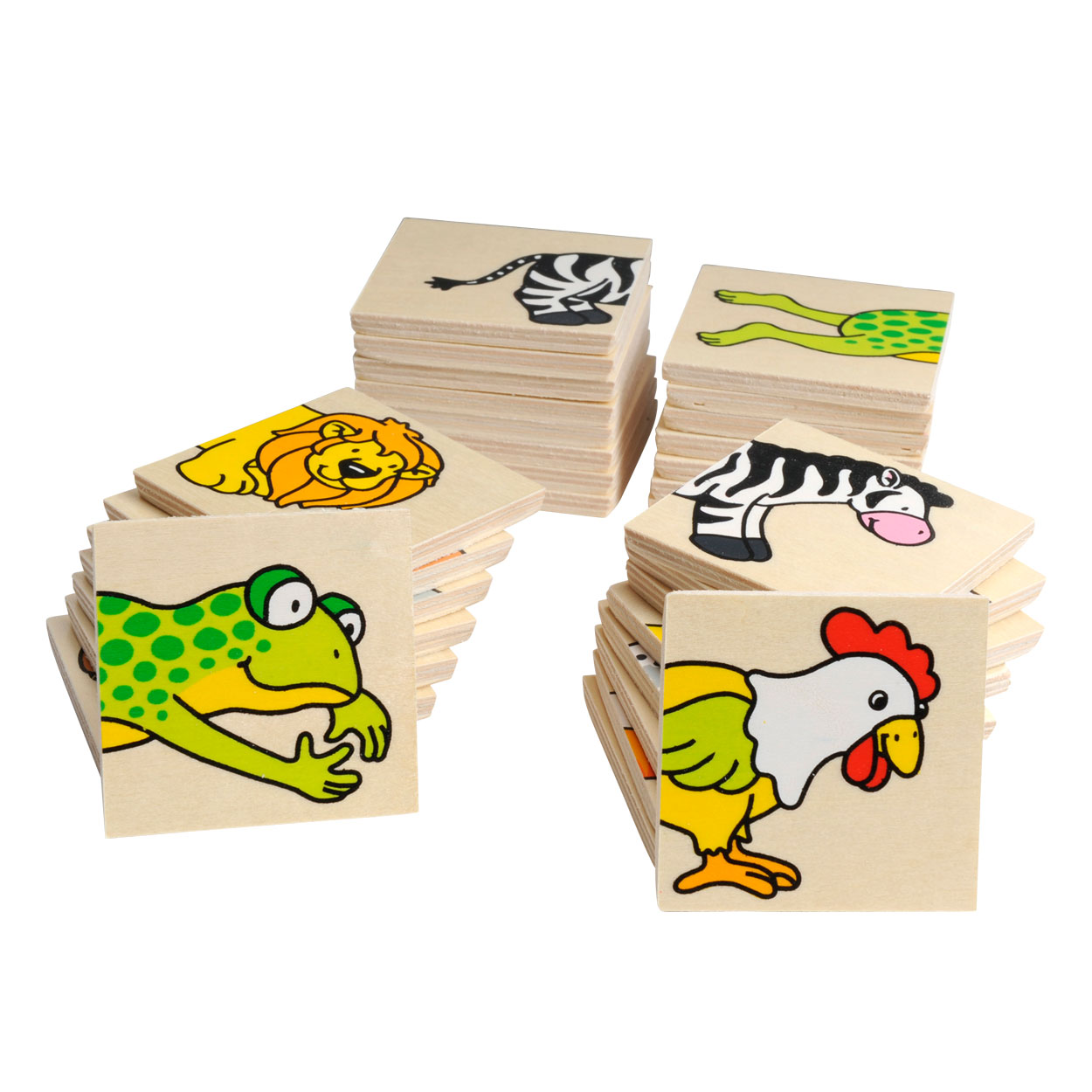 GOKI Memory/Puzzle Lustige Tiere 