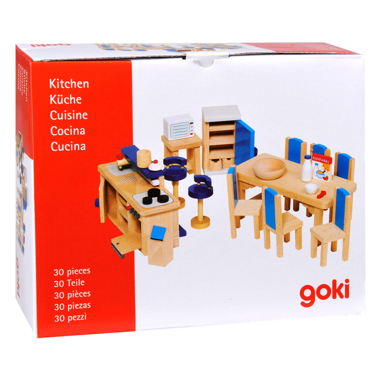 Cuisine de meubles de maison de poupée Goki