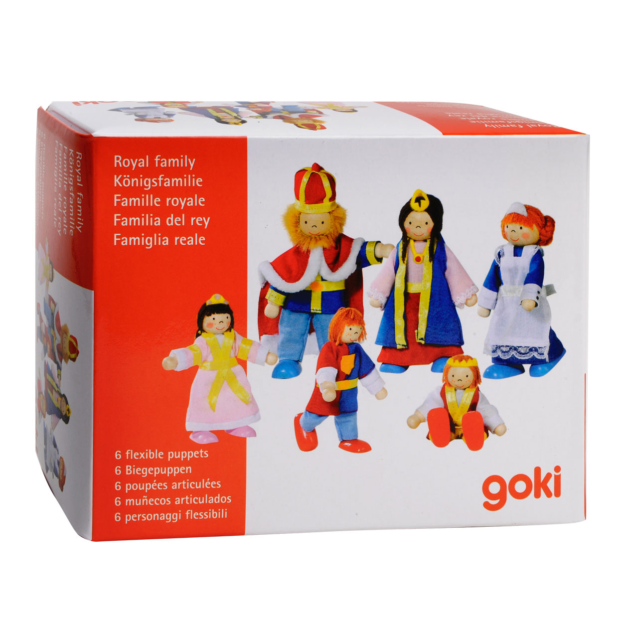 Goki Dollhouse Poupées Famille Royale