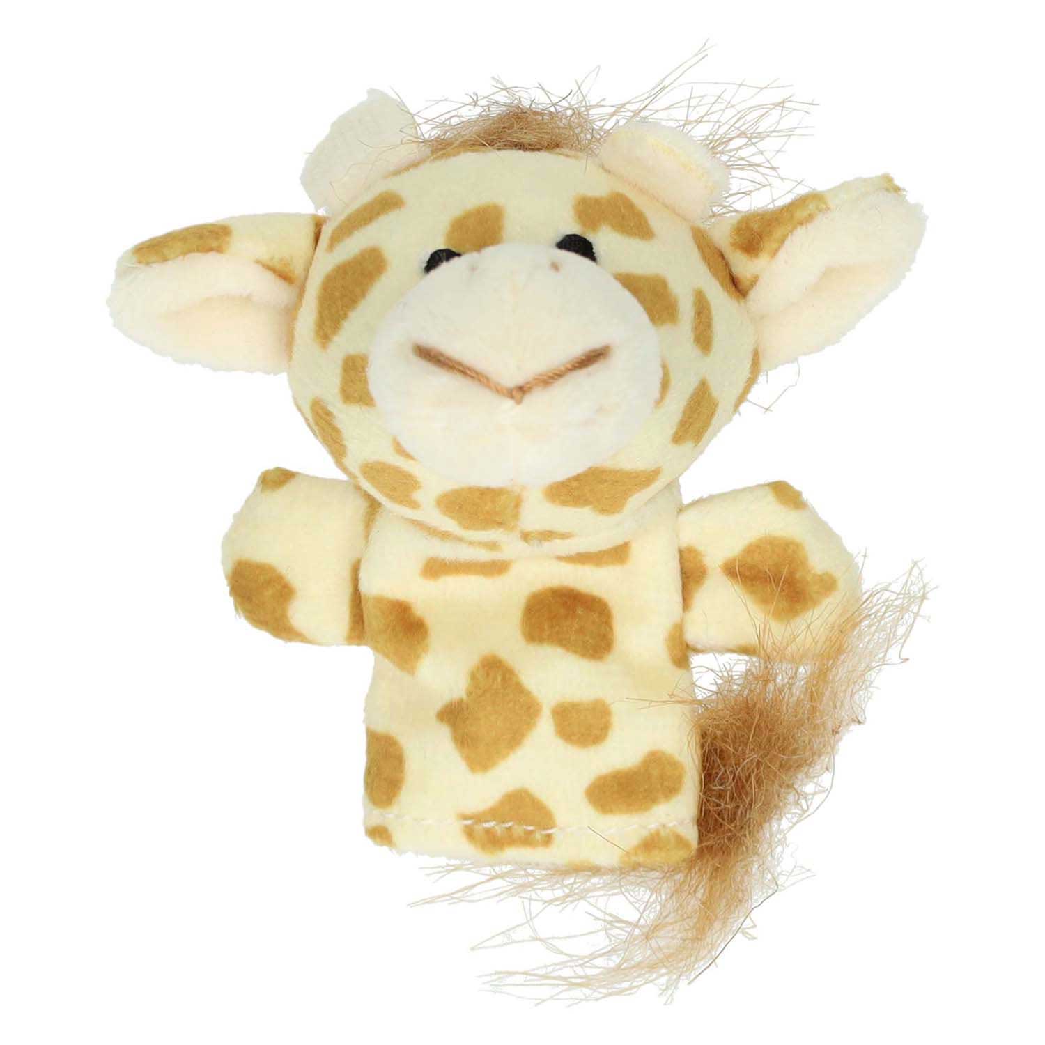 Goki Pluche Vingerpop Dier, 6st.