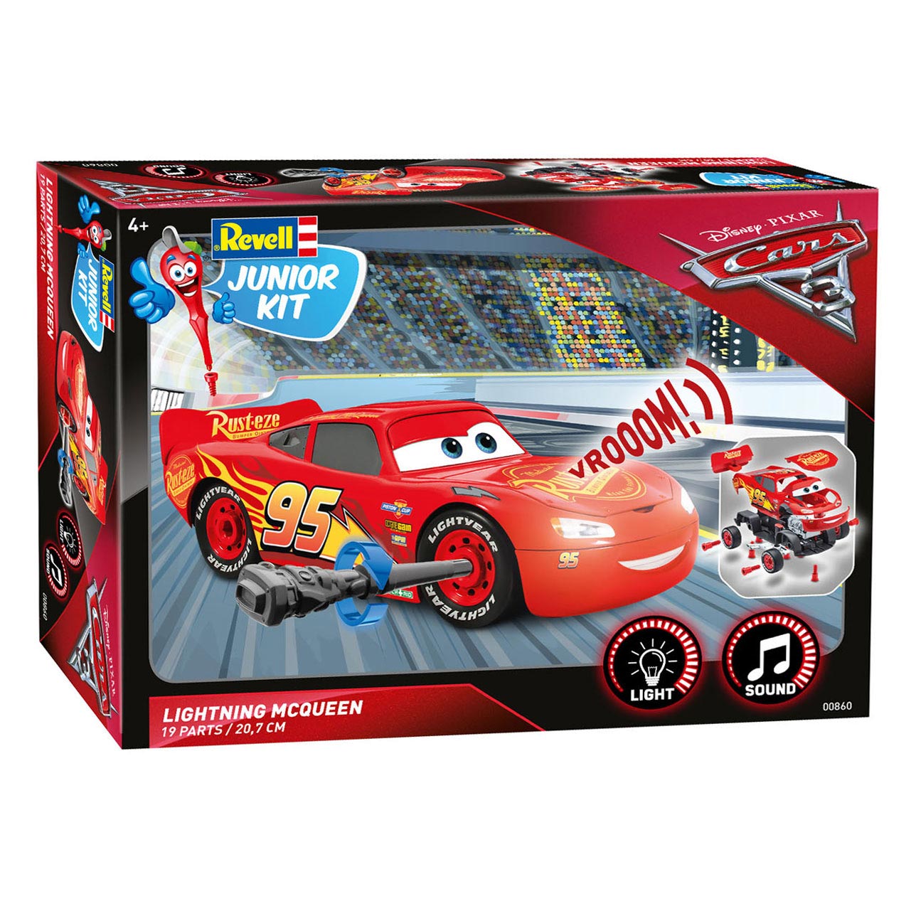 Revell Junior Kit Cars - Lightning McQueen