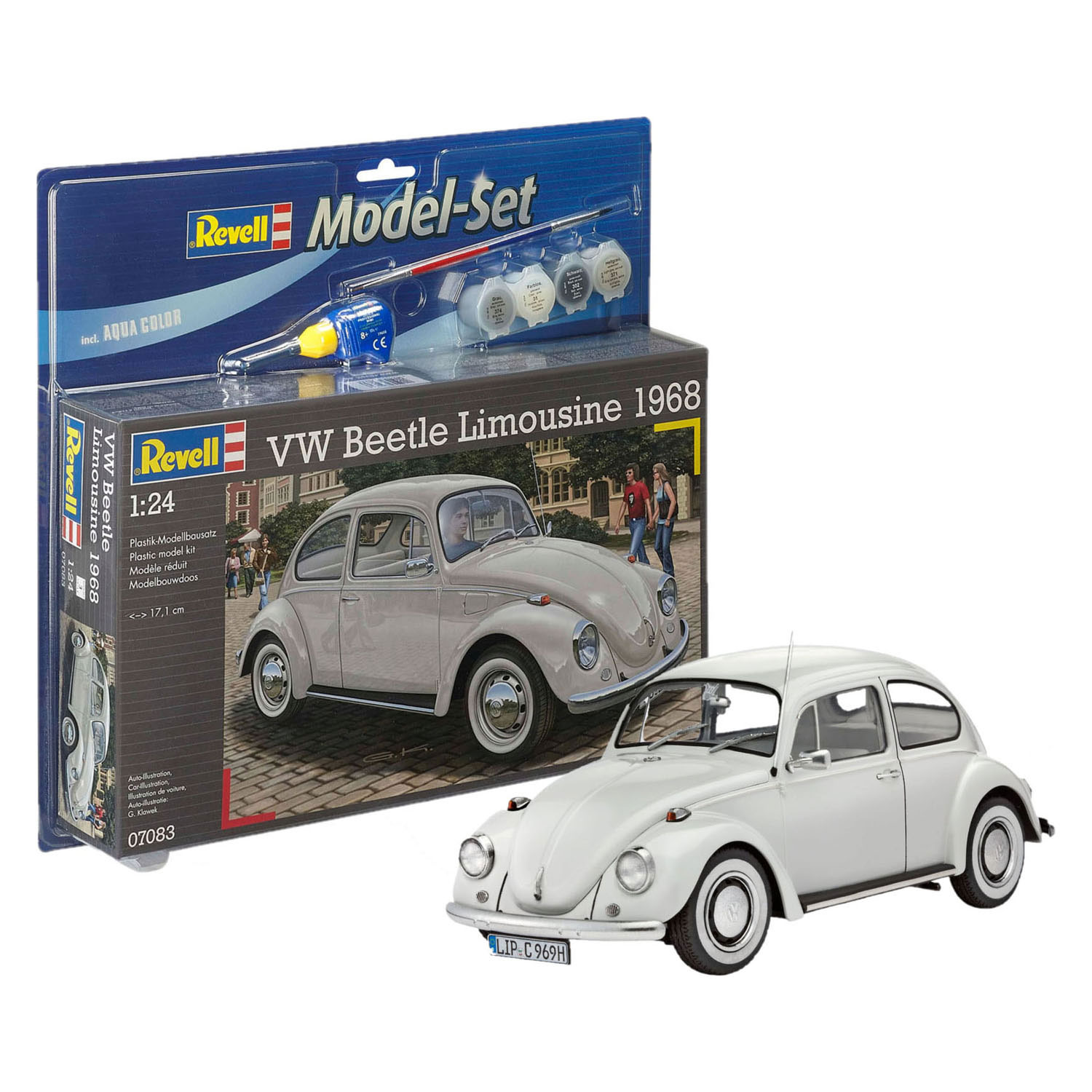 Revell Modellset - Volkswagen Käfer Limousine 68