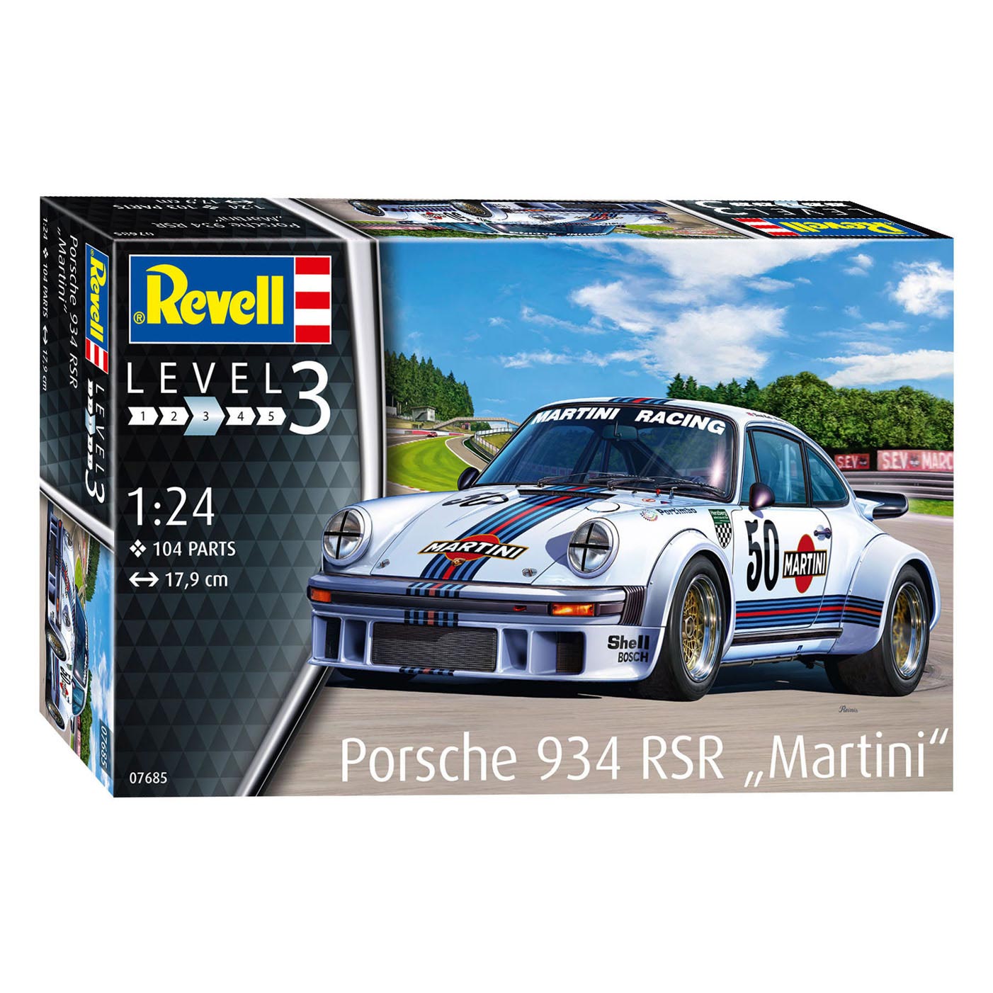 Brandewijn Kerel doos Revell Porsche 934 RSR Martini Racing Modelbouw ... | Lobbes Speelgoed