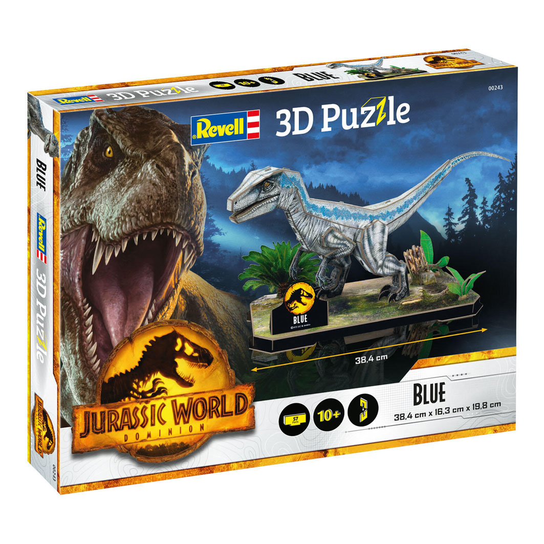 Revell 3D-Puzzle-Bausatz – Jurassic World Dominion Blue