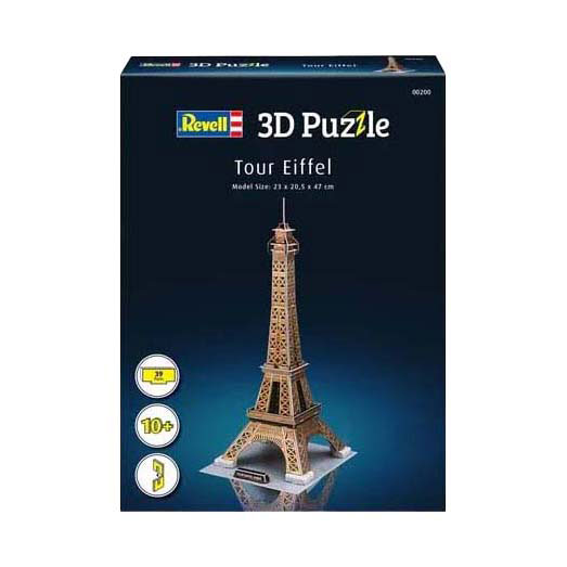 Kit de construction de puzzle 3D Revell Tour Eiffel - 39 pièces.