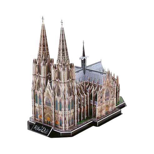 Kit de construction de puzzle 3D Revell Cathédrale de Cologne - 179dlg.