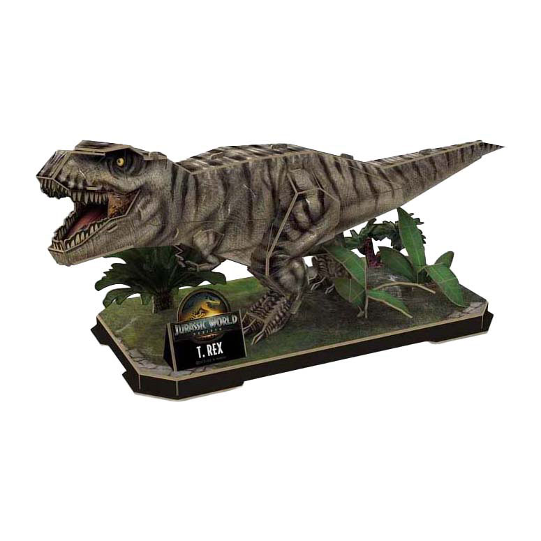 Kit de construction de puzzle 3D Revell Jurassic World - T. Rex - 45dlg.