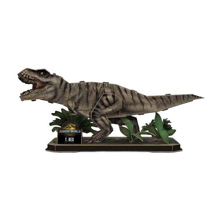 Kit de construction de puzzle 3D Revell Jurassic World - T. Rex - 45dlg.