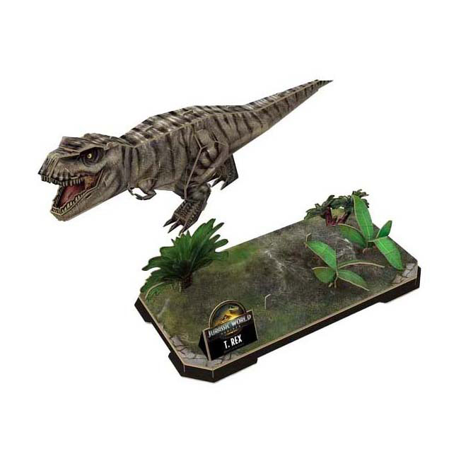 Kit de construction de puzzle 3D Revell Jurassic World - T. Rex - 45dlg.