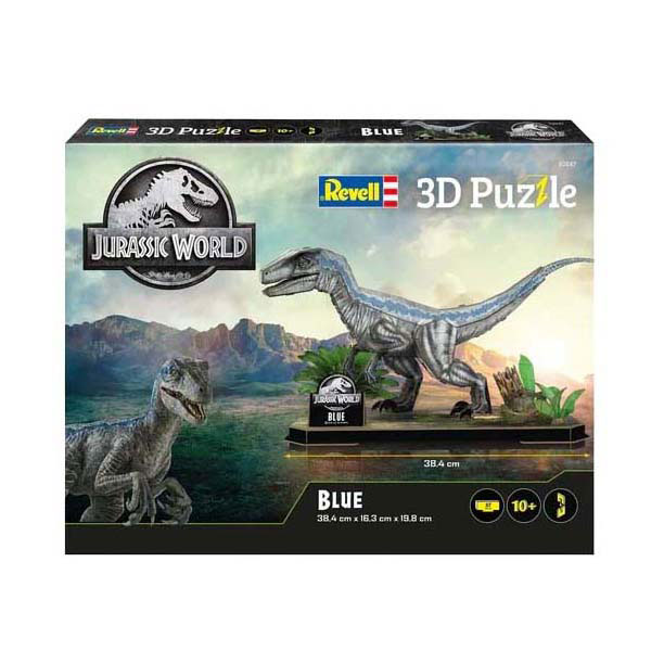 Kit de construction de puzzle 3D Revell Jurassic World - Vélociraptor - 57dlg.