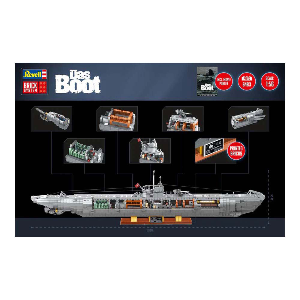 Revell Modelbouwpakket Das Boot - 6483dlg.