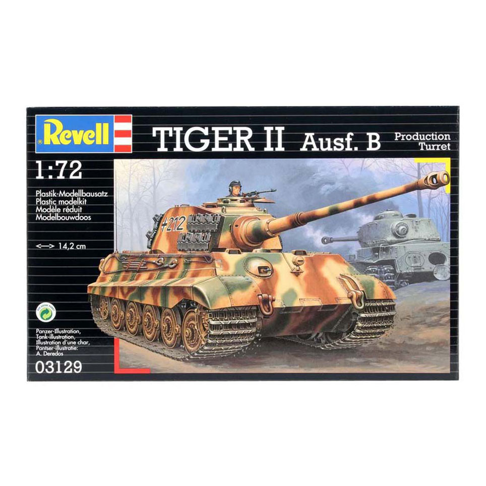 Revell Modelbouwpakket - Tiger II Ausf. B 1:72 - 144dlg. Revell Modelbouwpakket - Tiger II Ausf. B 1:72 - 144dlg.
