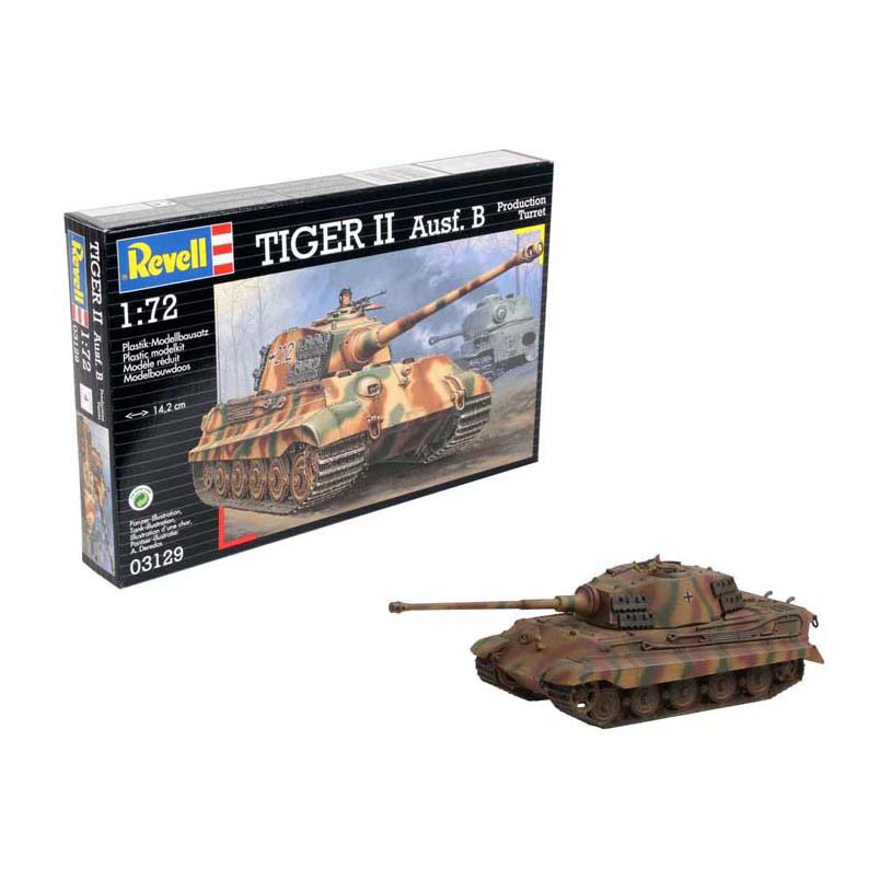 Revell Modelbouwpakket - Tiger II Ausf. B 1:72 - 144dlg. Revell Modelbouwpakket - Tiger II Ausf. B 1:72 - 144dlg.
