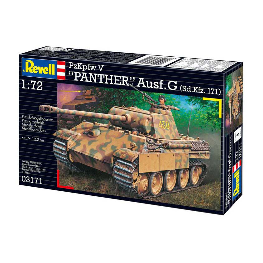 Revell Modellbausatz – Panther Ausf.G 1:72 – 124 Teile. Revell Modellbausatz – Panther Ausf.G 1:72 – 124 Teile.