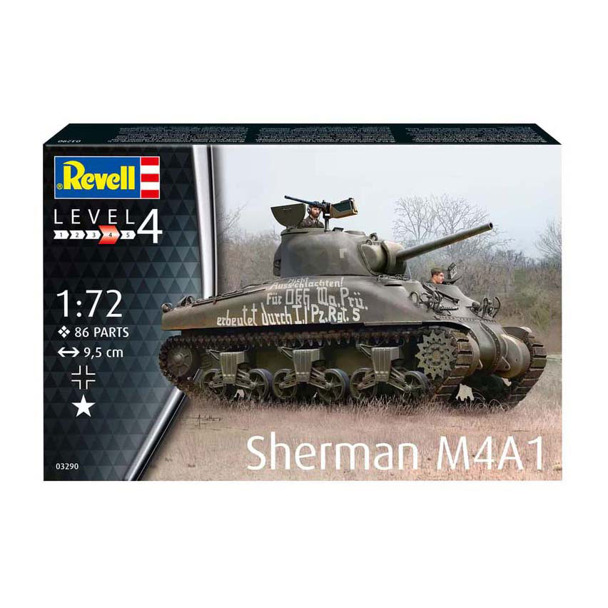 Revell Modellbausatz - Sherman M4A1 1:72 - 86dlg. Revell Modellbausatz - Sherman M4A1 1:72 - 86dlg.