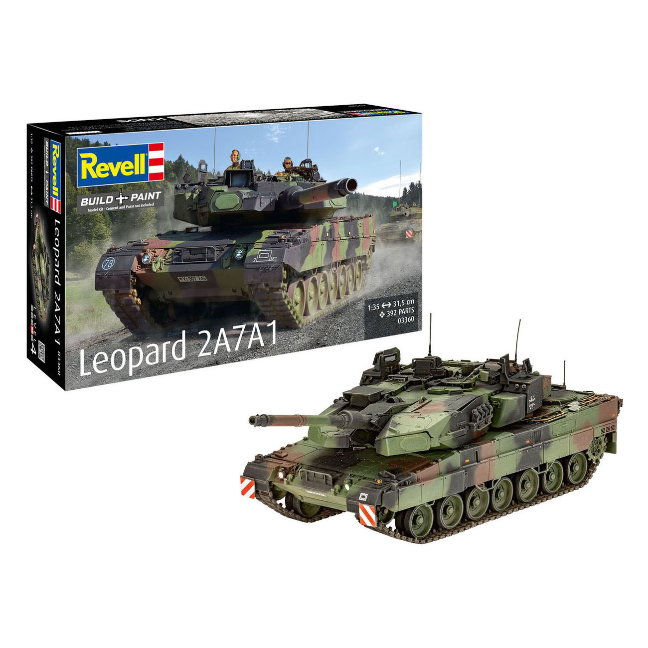 Maquette Revell - Leopard 2A7A1 1:35 - 250 pièces.
