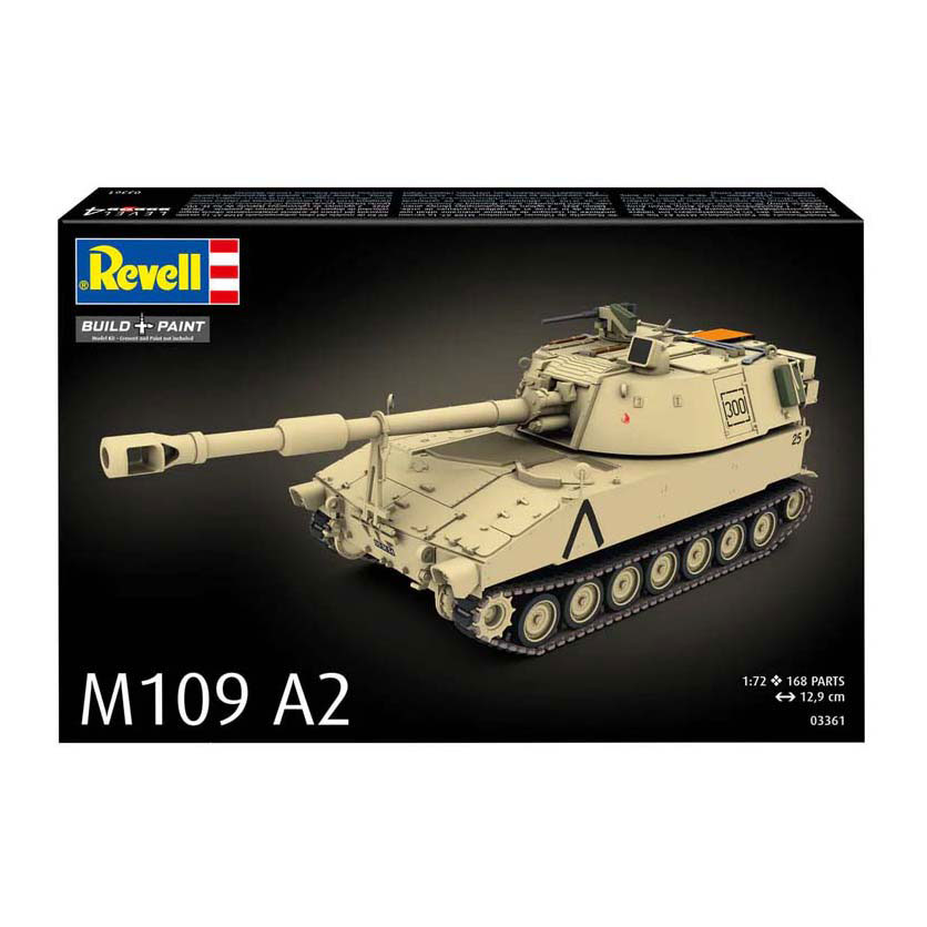 Revell Modelbouwpakket - M109 A2 1:72 - 168dlg. Revell Modelbouwpakket - M109 A2 1:72 - 168dlg.