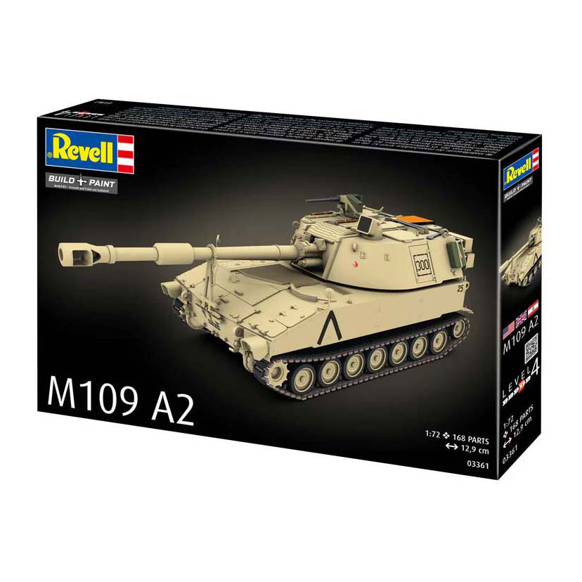 Revell Modelbouwpakket - M109 A2 1:72 - 168dlg. Revell Modelbouwpakket - M109 A2 1:72 - 168dlg.