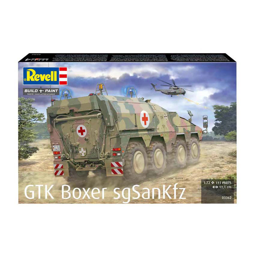 Revell Modelbouwpakket - GTK Boxer sgSANKfz 1:72 - 111st. Revell Modelbouwpakket - GTK Boxer sgSANKfz 1:72 - 111st.