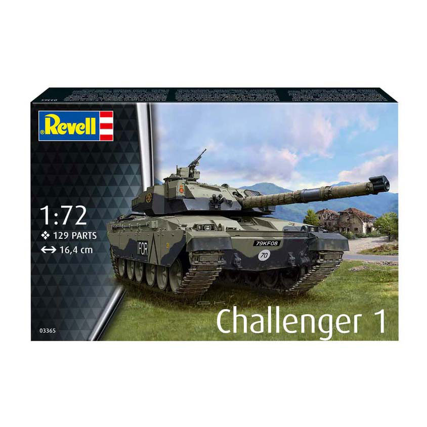 Revell Modelbouwpakket - Challenger 1 1:72 - 129dlg. Revell Modelbouwpakket - Challenger 1 1:72 - 129dlg.