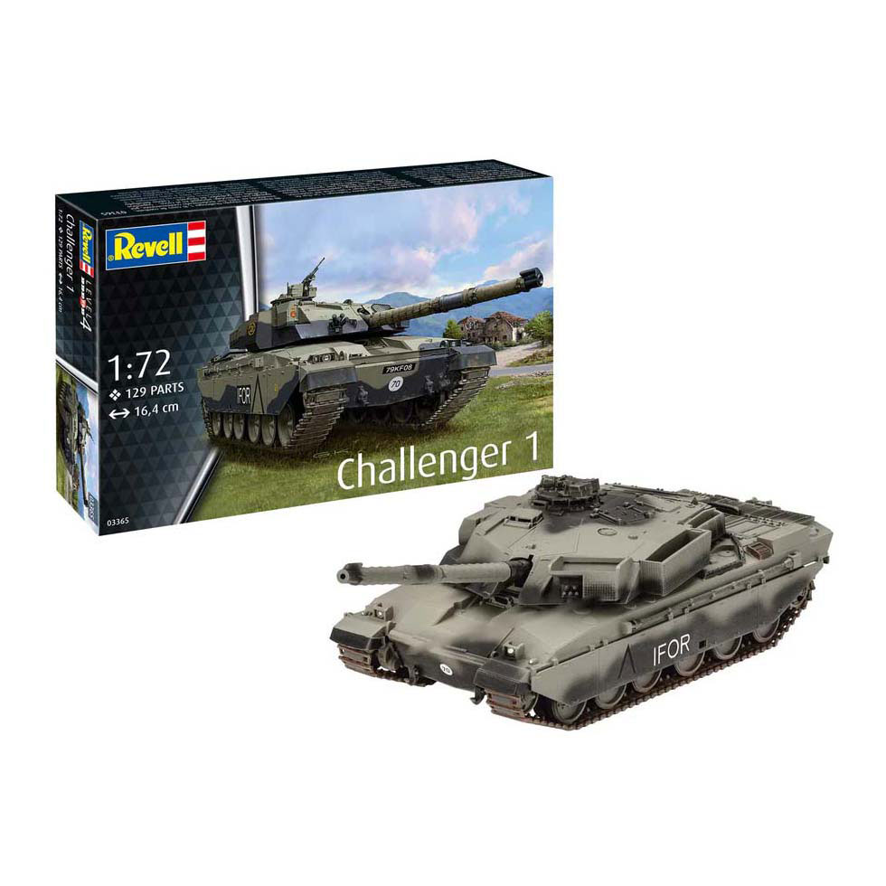 Revell Modelbouwpakket - Challenger 1 1:72 - 129dlg. Revell Modelbouwpakket - Challenger 1 1:72 - 129dlg.