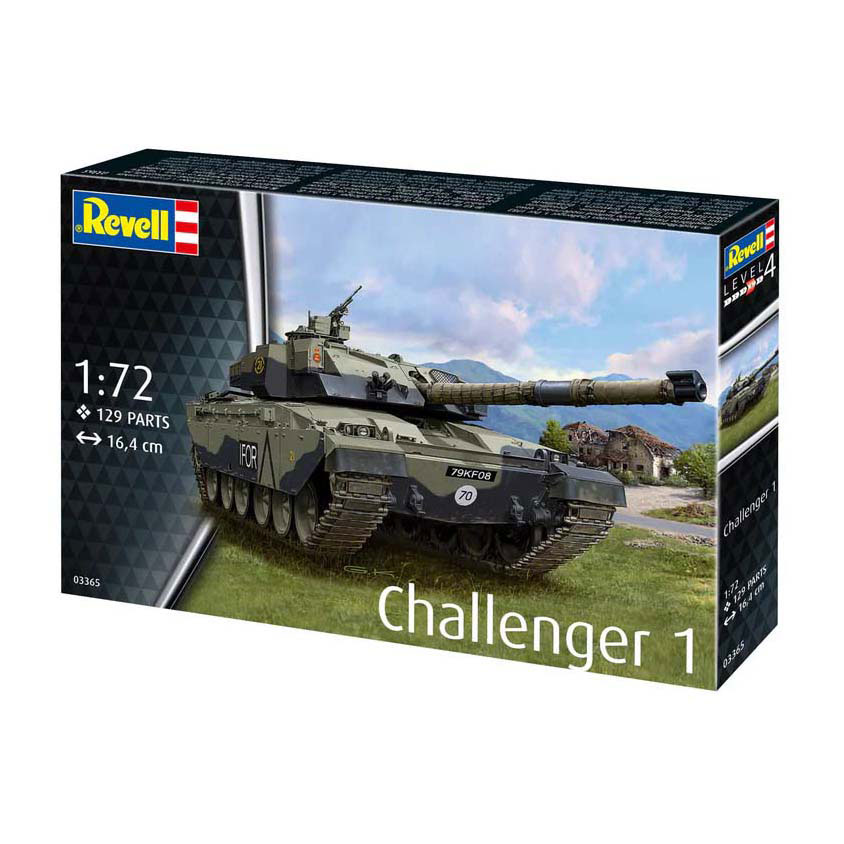 Revell Modelbouwpakket - Challenger 1 1:72 - 129dlg. Revell Modelbouwpakket - Challenger 1 1:72 - 129dlg.