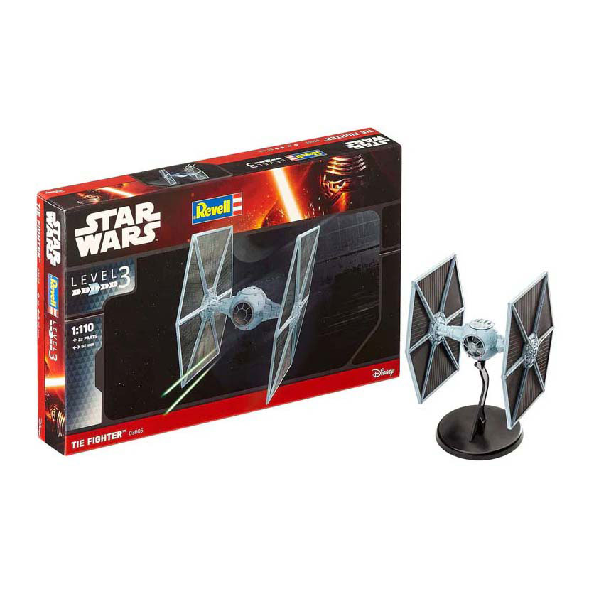 Kit de construction de modèles Revell - Espace - Star Wars Tie Fighter 1:110 - 22 pièces.