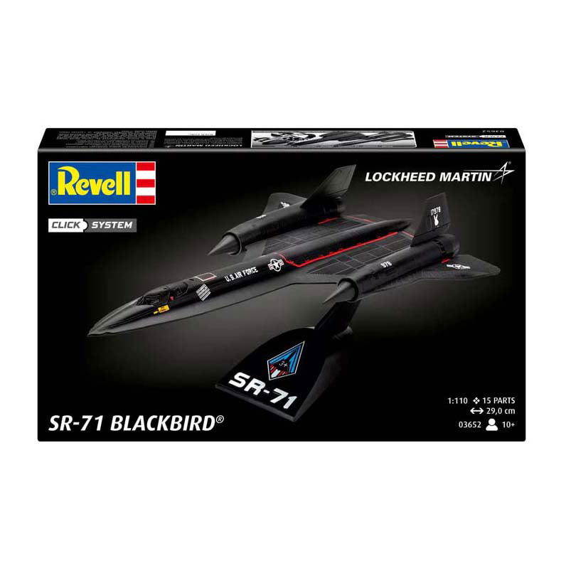 Kit de construction de modèle Revell - Lockheed SR-71 Blackbird - 15dlg. Kit de construction de modèle Revell - Lockheed SR-71 Blackbird - 15dlg.