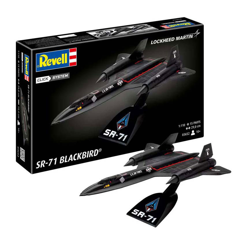 Kit de construction de modèle Revell - Lockheed SR-71 Blackbird - 15dlg. Kit de construction de modèle Revell - Lockheed SR-71 Blackbird - 15dlg.