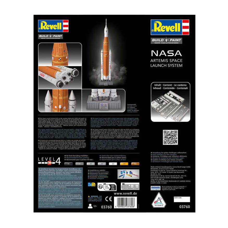 Revell Modelbouwpakket - NASA Artemis Space Launch System - 90dlg.